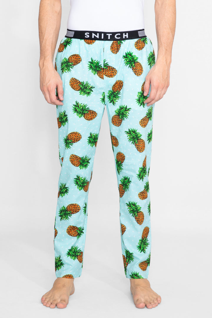 Pineapple Mint Green Pyjama - SNITCH