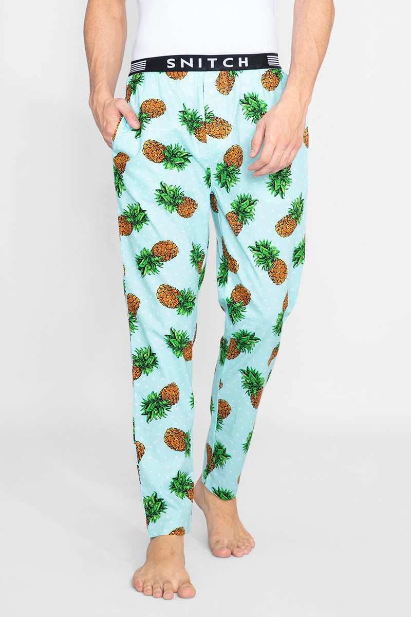 Pineapple Mint Green Pyjama - SNITCH