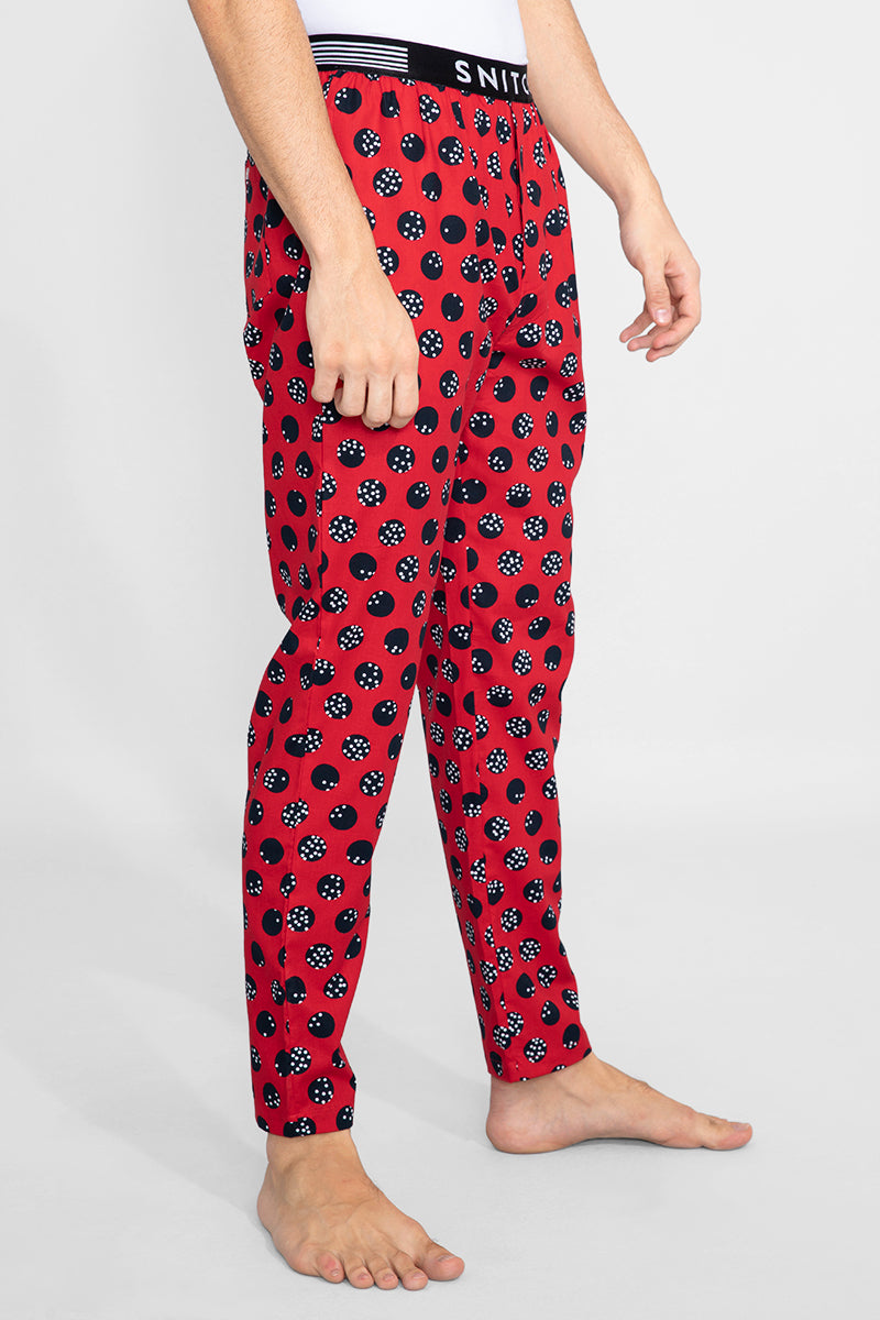 Spot  Red Pyjama - SNITCH