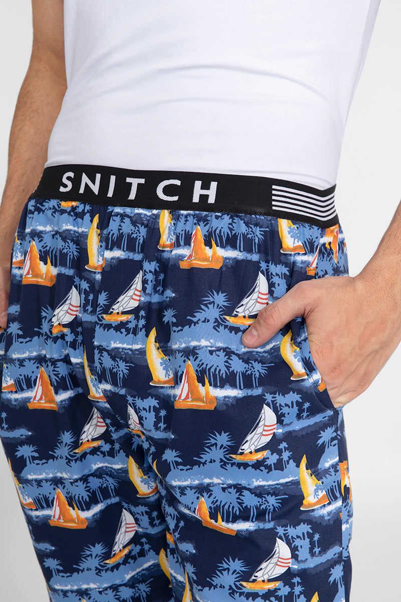 Sailboat Navy Pyjama - SNITCH
