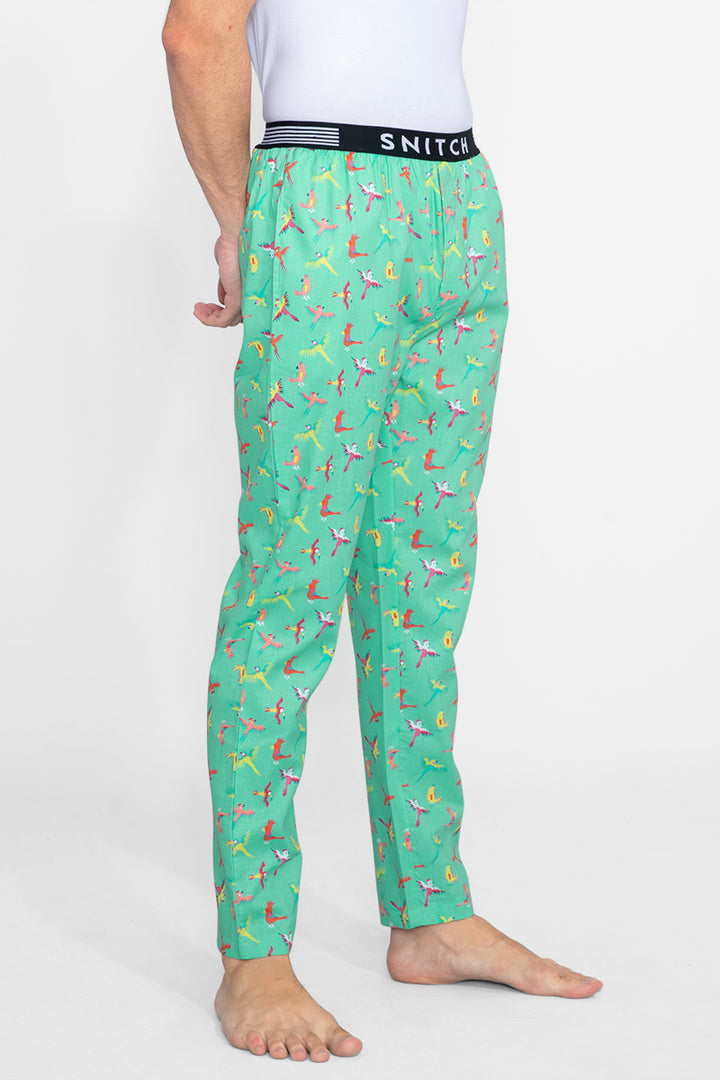 Parrot Mint Green Pyjama - SNITCH