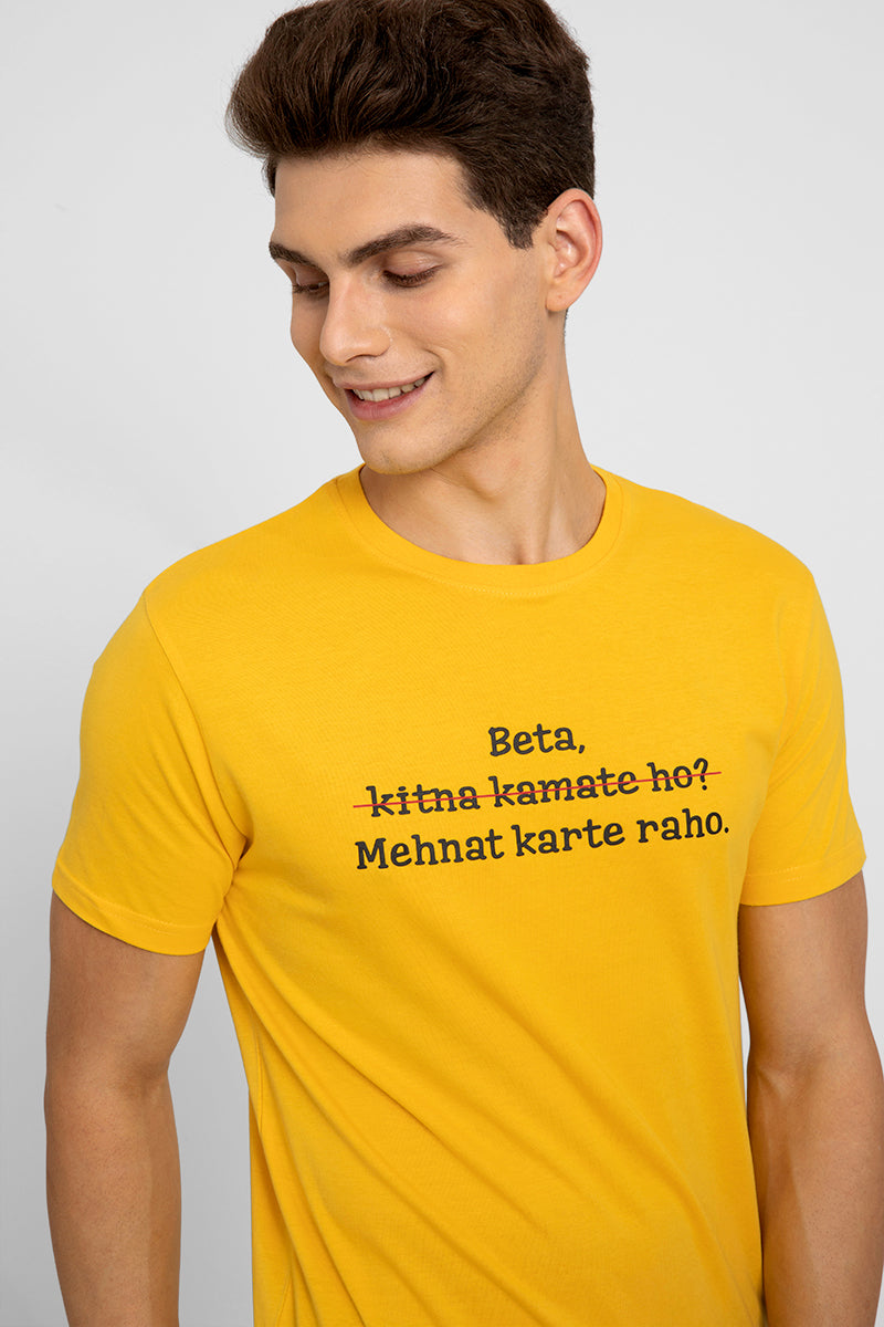 BTS Yellow T-Shirt - SNITCH
