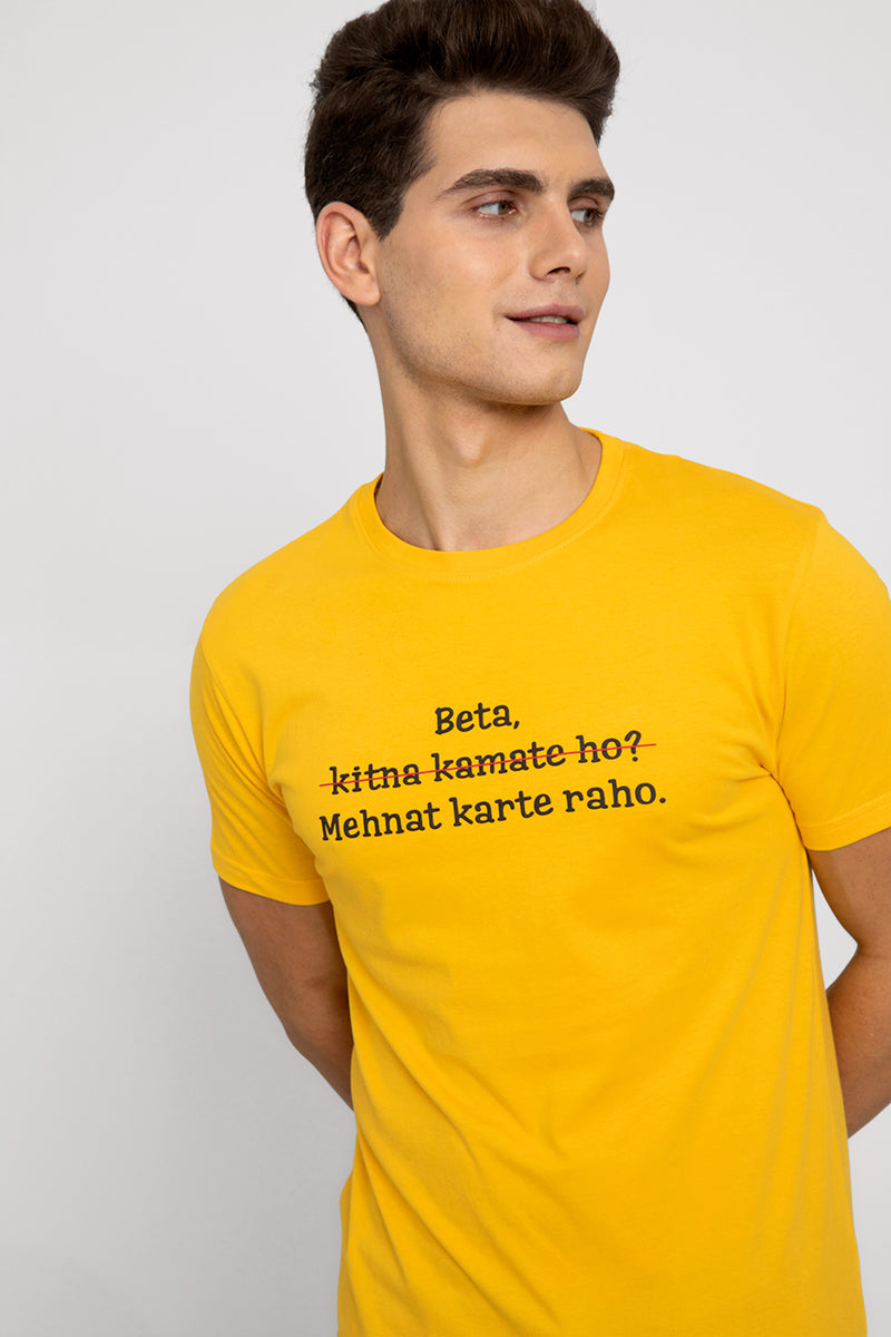 BTS Yellow T-Shirt - SNITCH