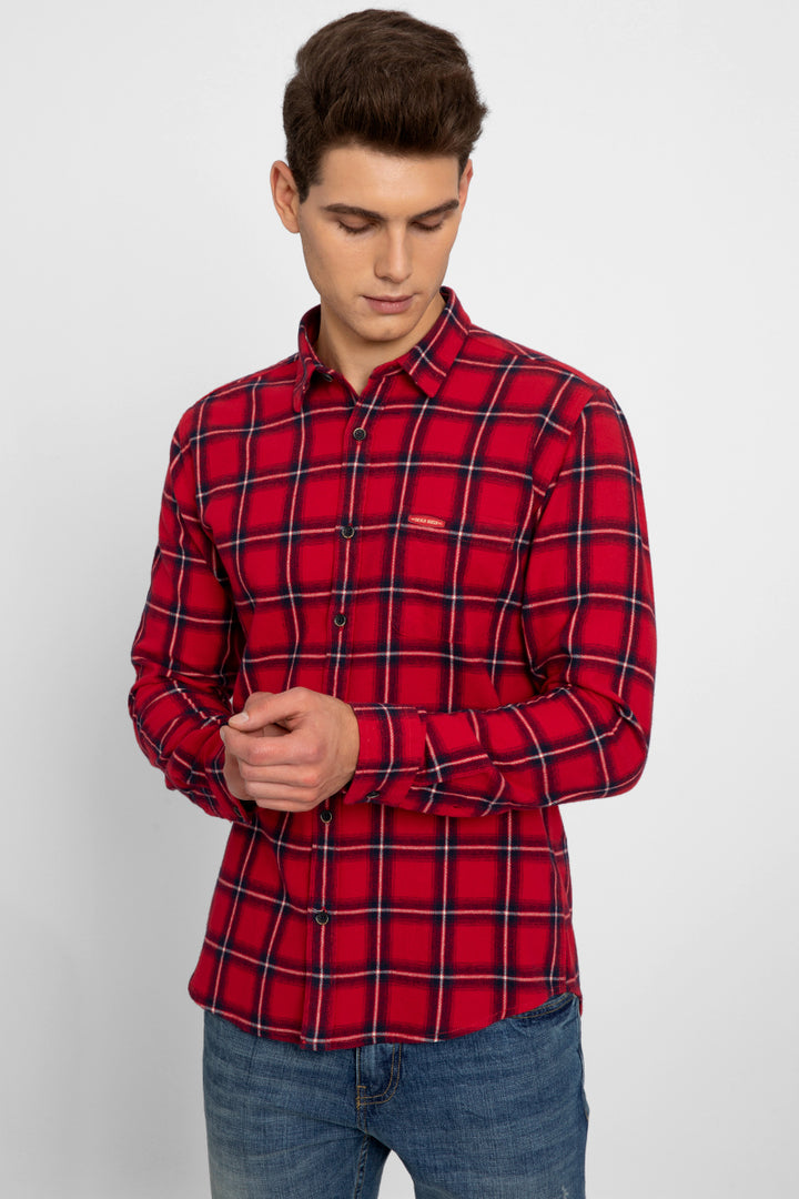 SH Red Flannel Shirt - SNITCH