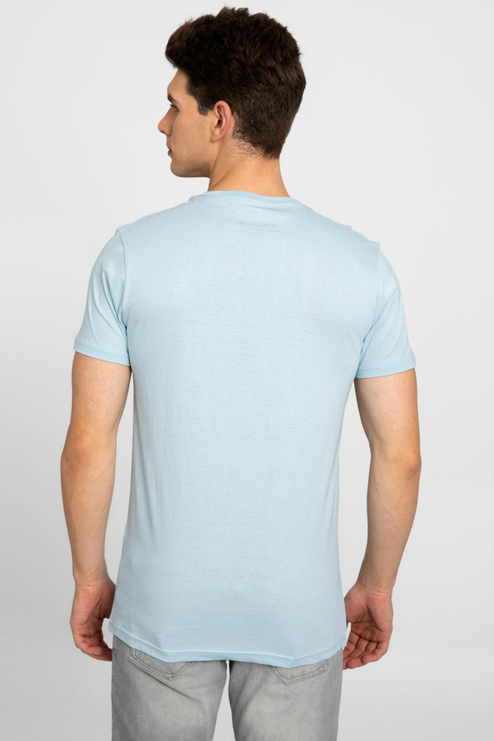 Go With The Flow Blue T-Shirt - SNITCH
