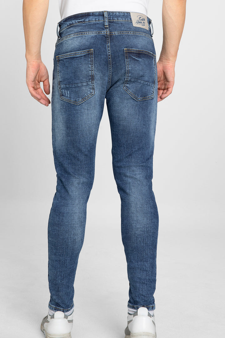 Peart Washed Blue Denim - SNITCH