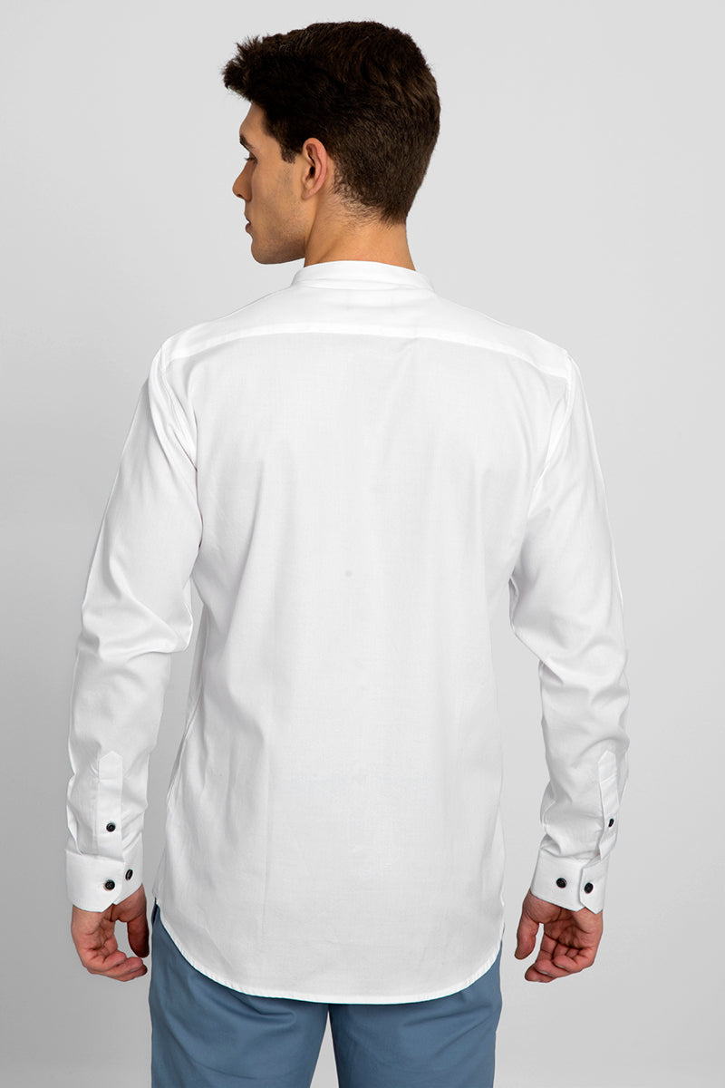 Classy White Shirt - SNITCH