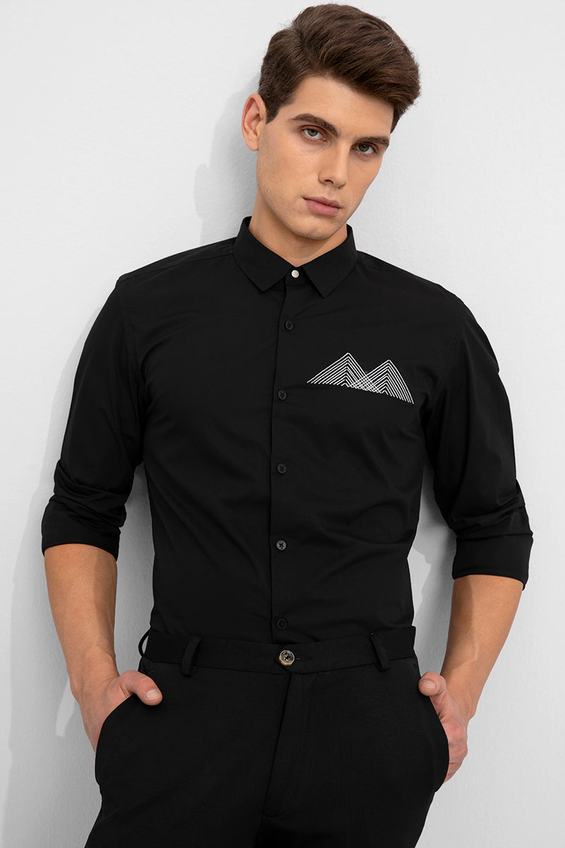 Pyramid Black Shirt - SNITCH