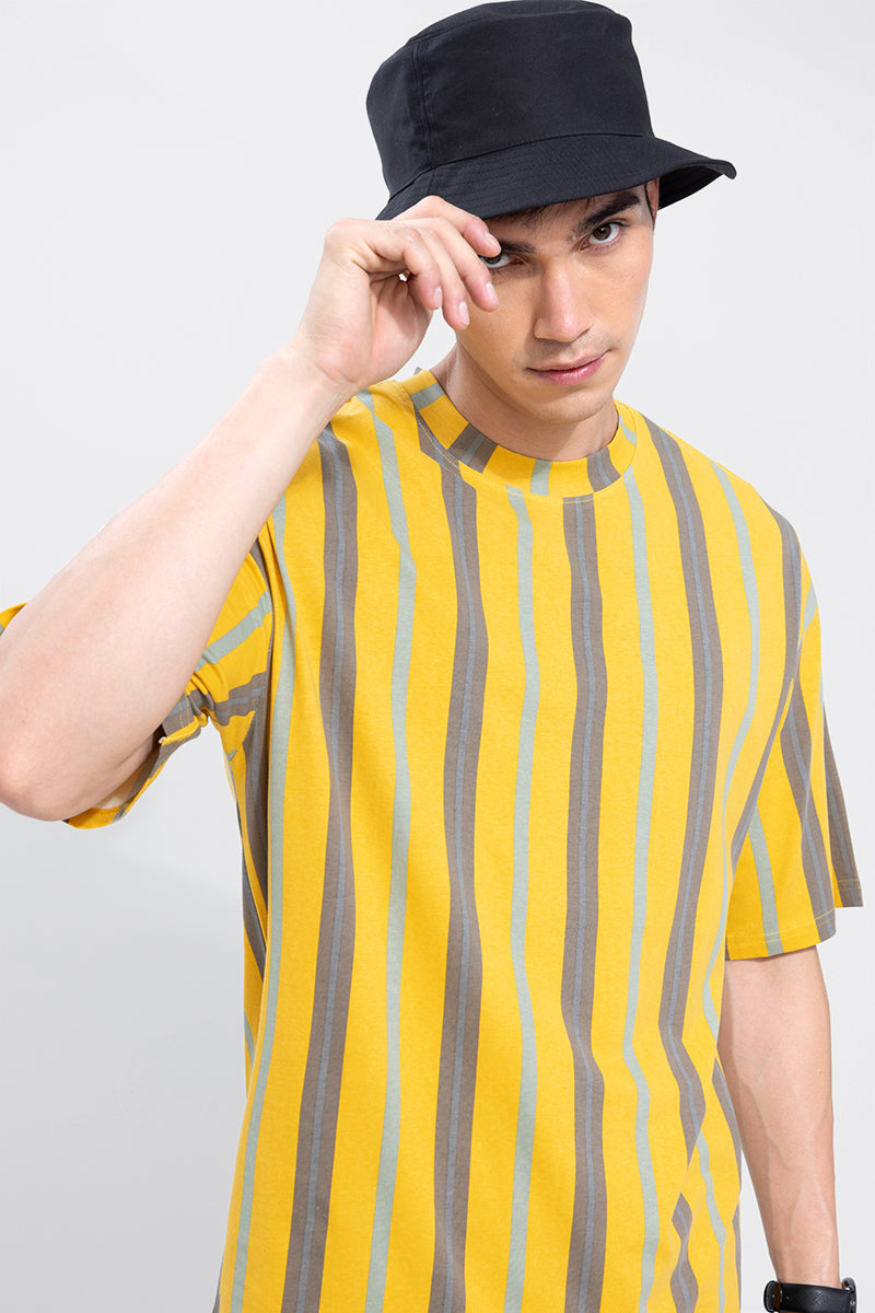 Inspire Yellow Oversized T-Shirt