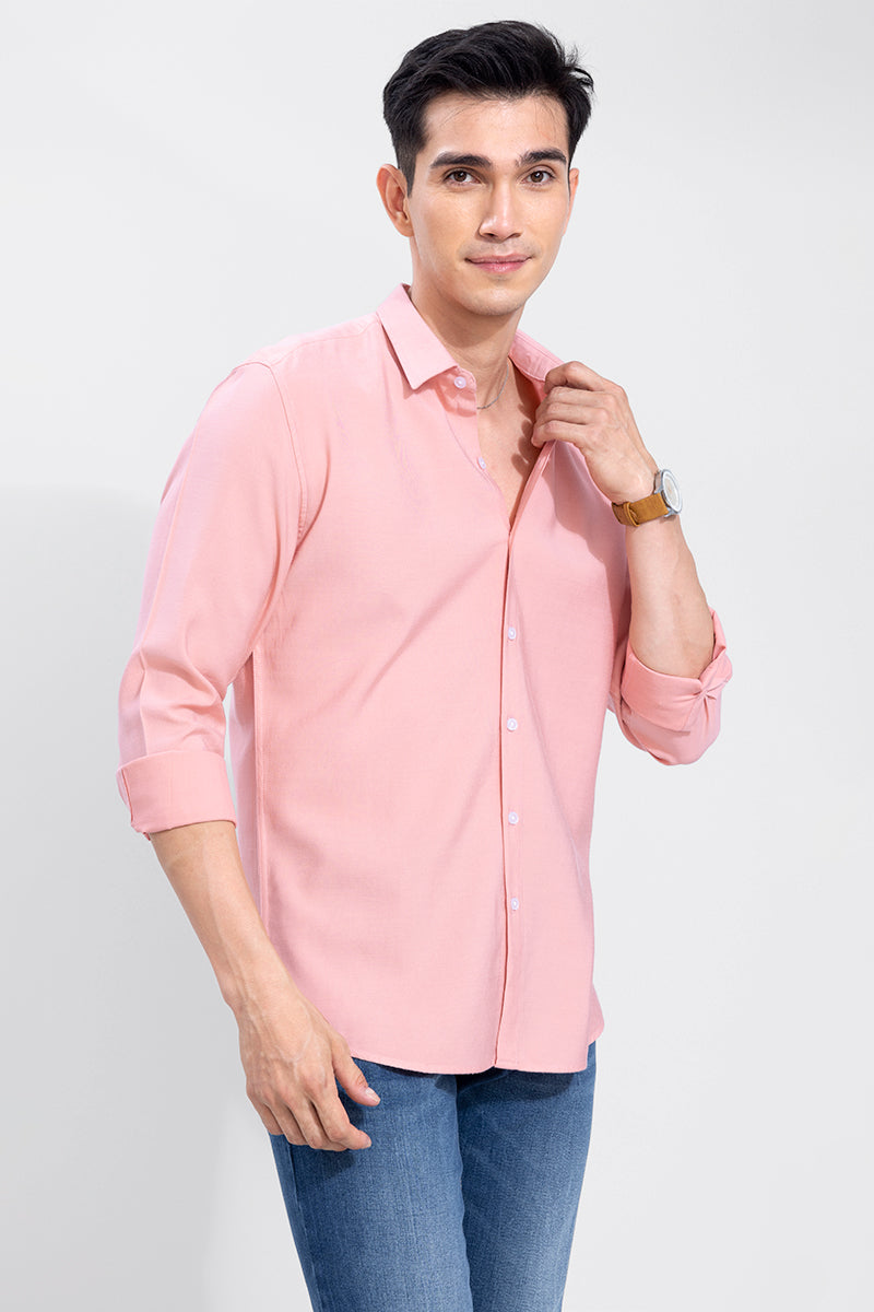 Creased Pink Shirt