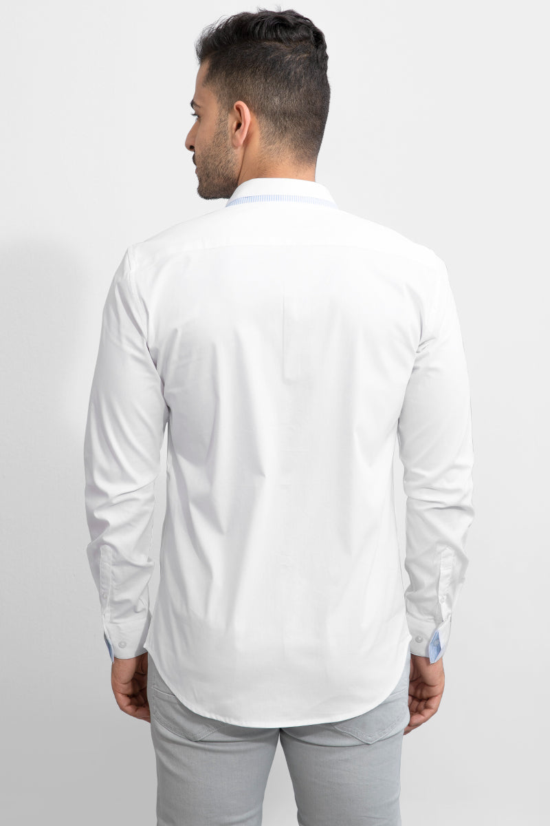 Stately White Shirt - SNITCH