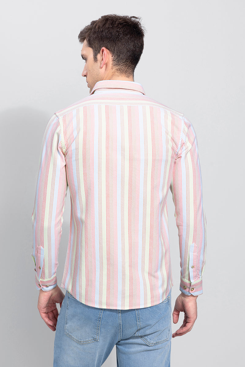 Assorted Stripe Pink Shirt