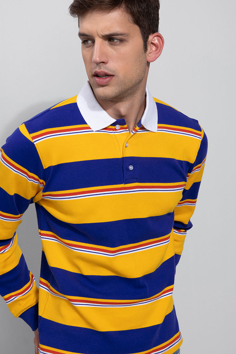 Rugby Yellow Polo T-Shirt
