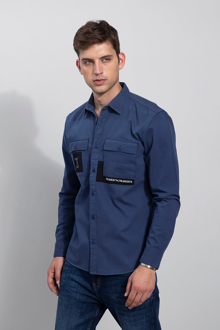 Soldiery Blue Shirt