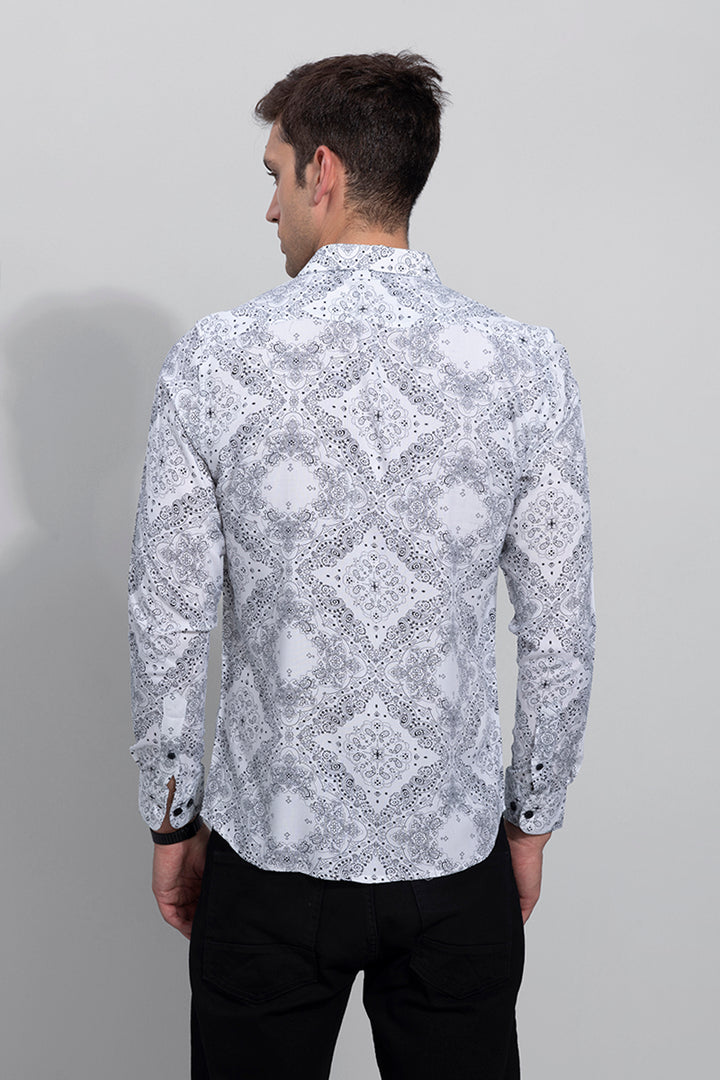 Ornamental Arcade White Shirt