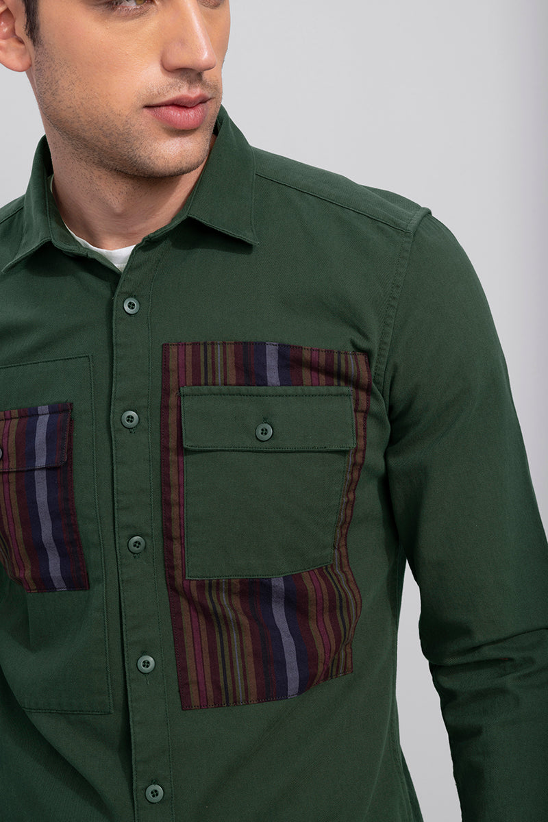 Contra Olive Shirt