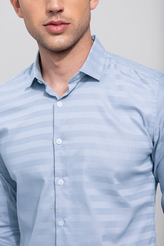 Buy Men''s Zesi Blue Shirt Online | SNITCH
