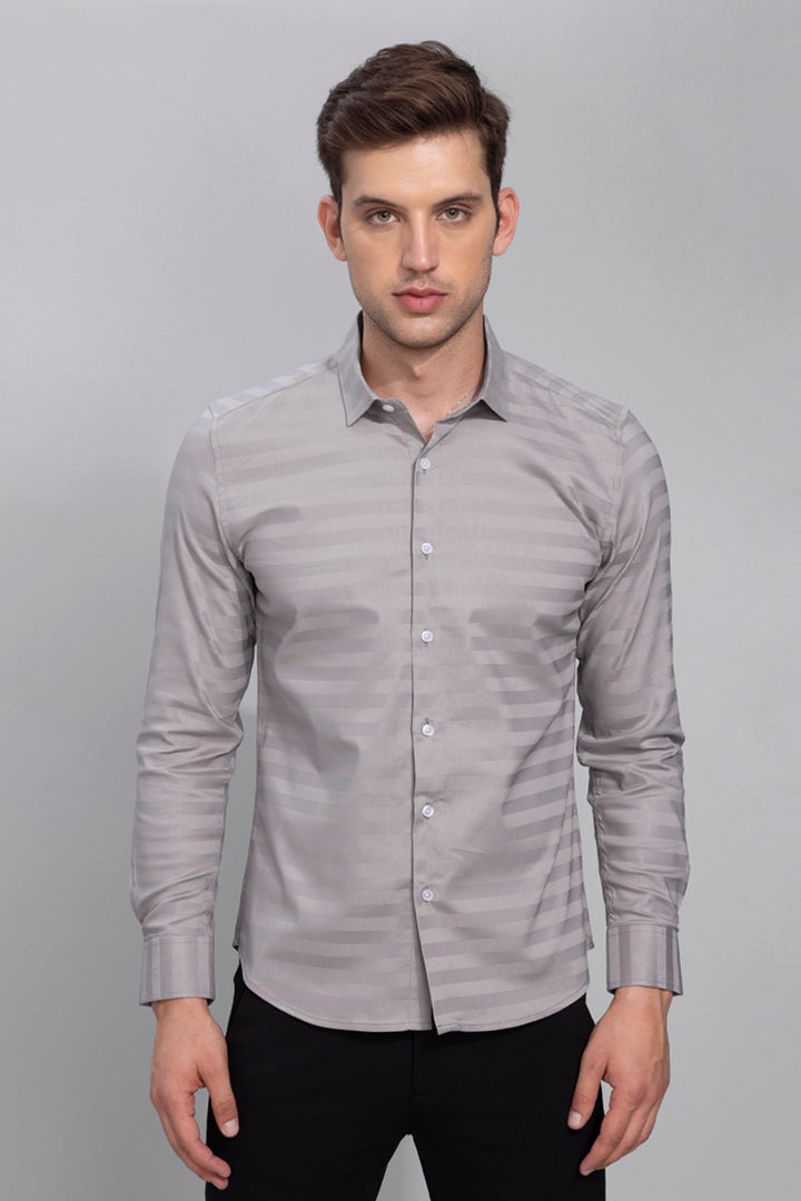 Buy Men''s Zesi Grey Shirt Online | SNITCH
