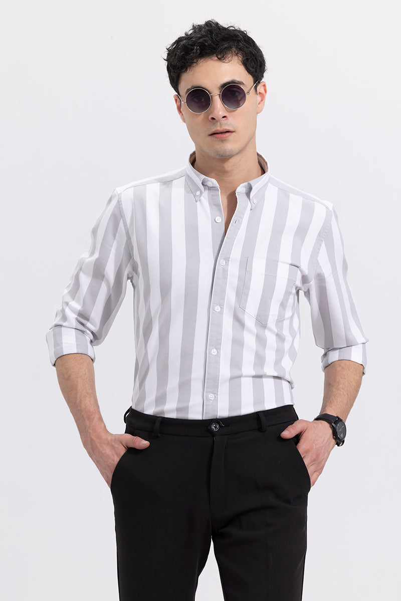 Bengal Stripe Grey Shirt