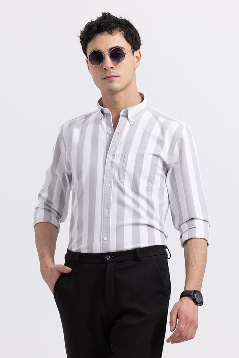 Bengal Stripe Grey Shirt