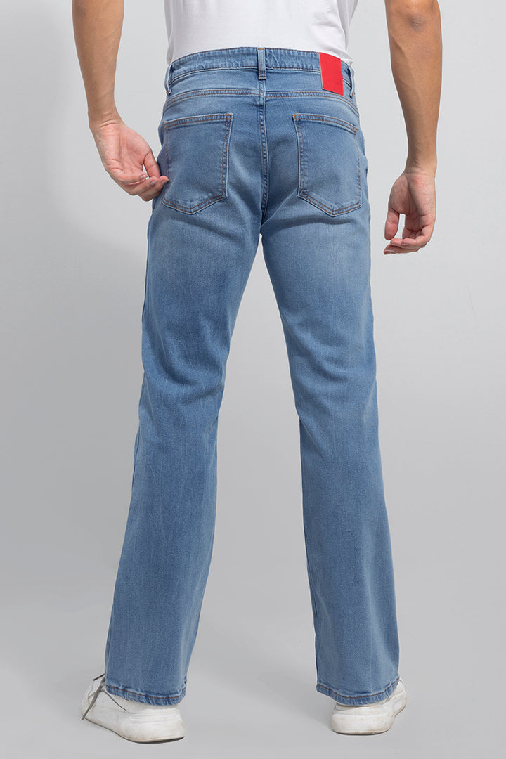 Dalton Sky Blue Bootcut Jeans