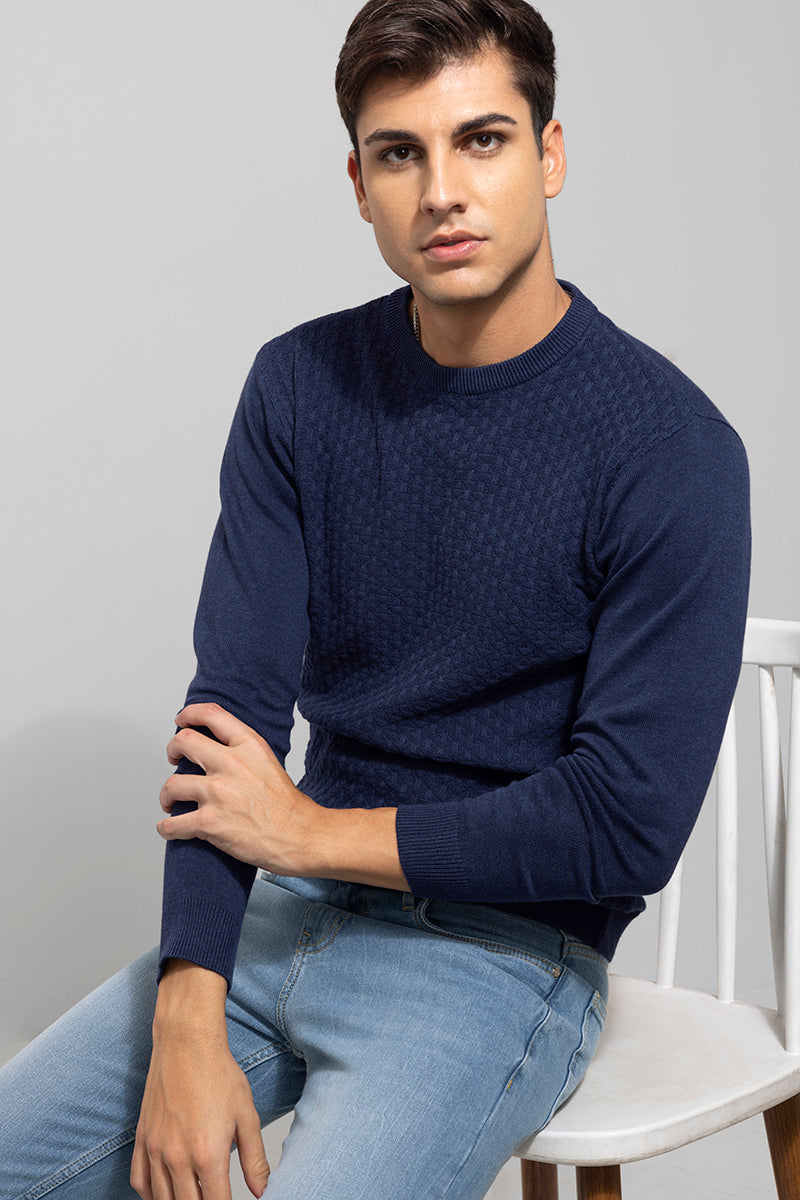 Melow Navy Sweater