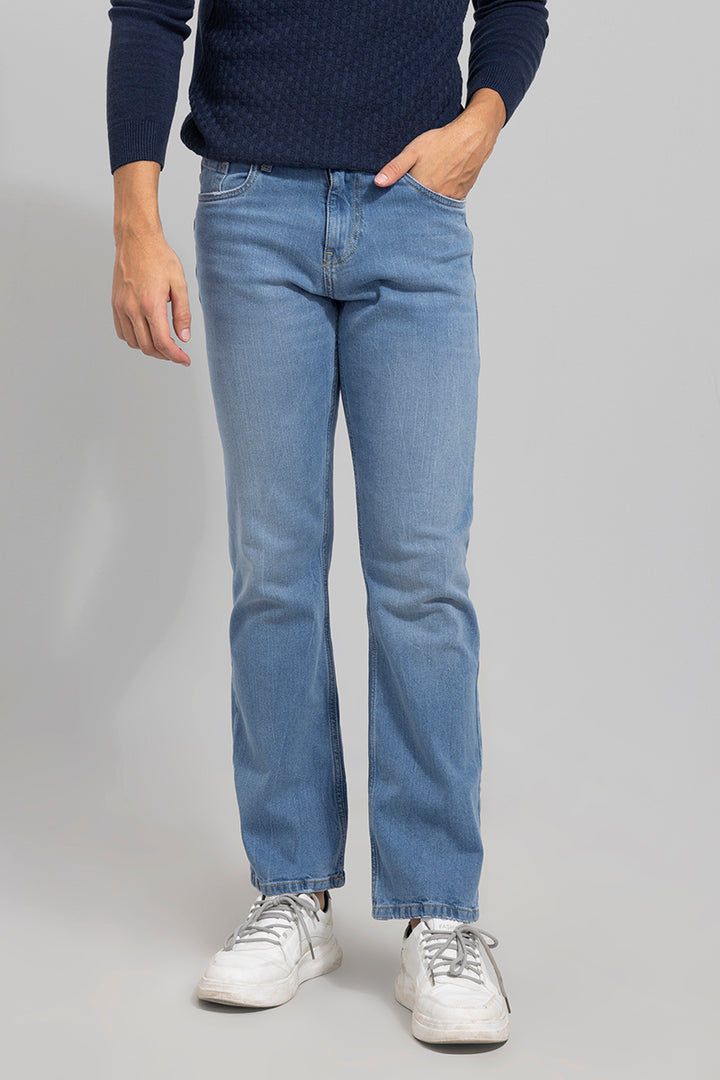 Bound Sky Blue Bootcut Jeans