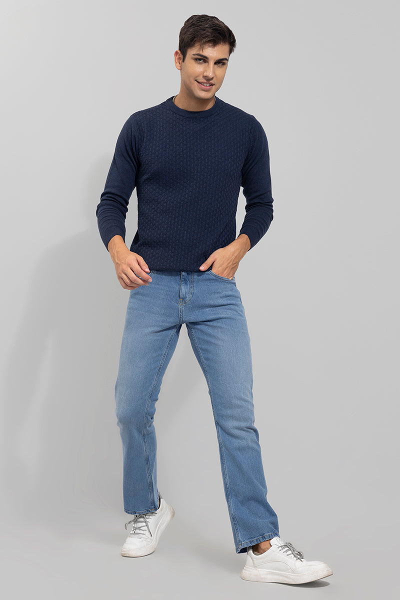 Bound Sky Blue Bootcut Jeans