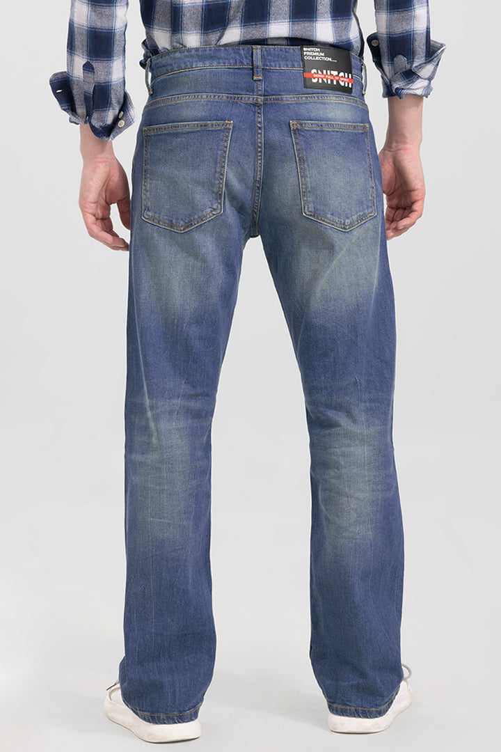 Dexton Blue Bootcut Jeans