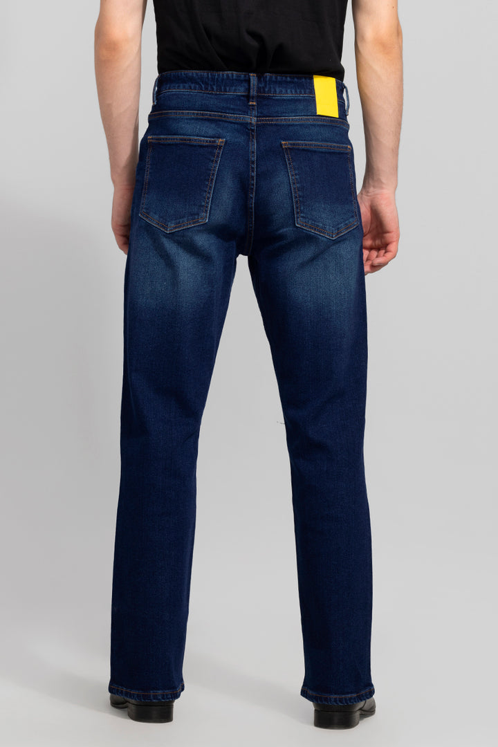 Edgar Blue Shaded Bootcut Jeans