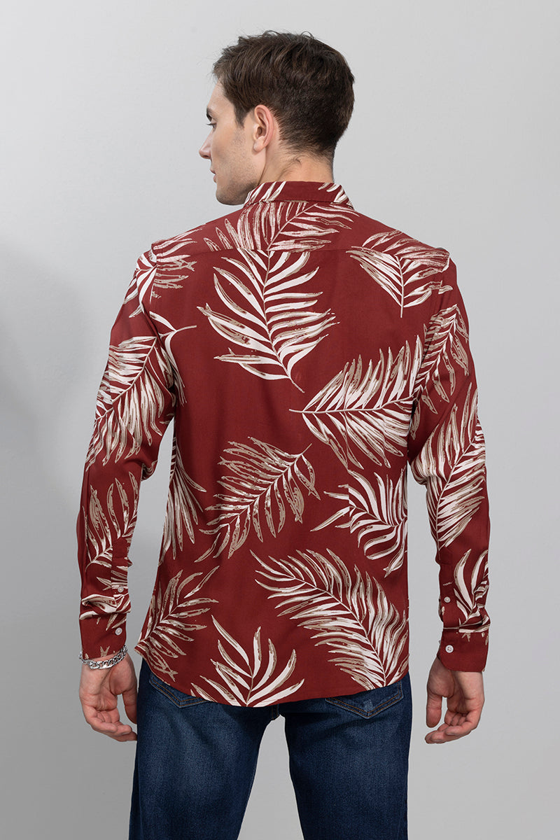 Cucas Palm Red Shirt