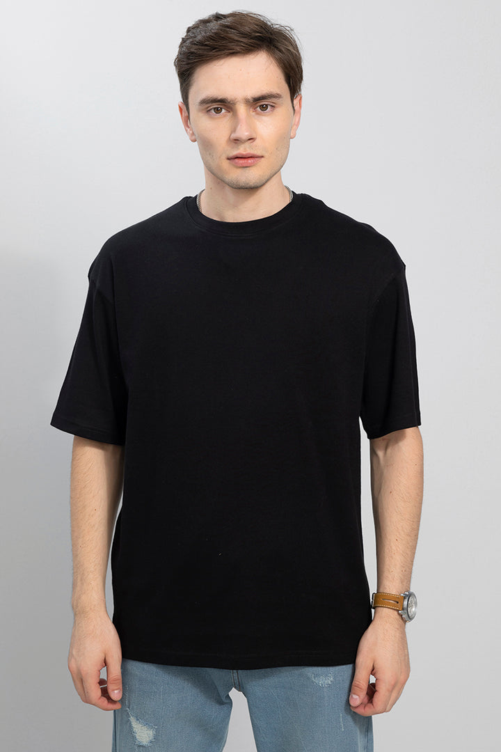 Overstreet Black Oversized T-Shirt