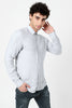 Slender Grey Linen Shirt - SNITCH