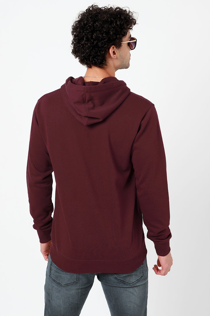 Solid Wine Hoodie - SNITCH