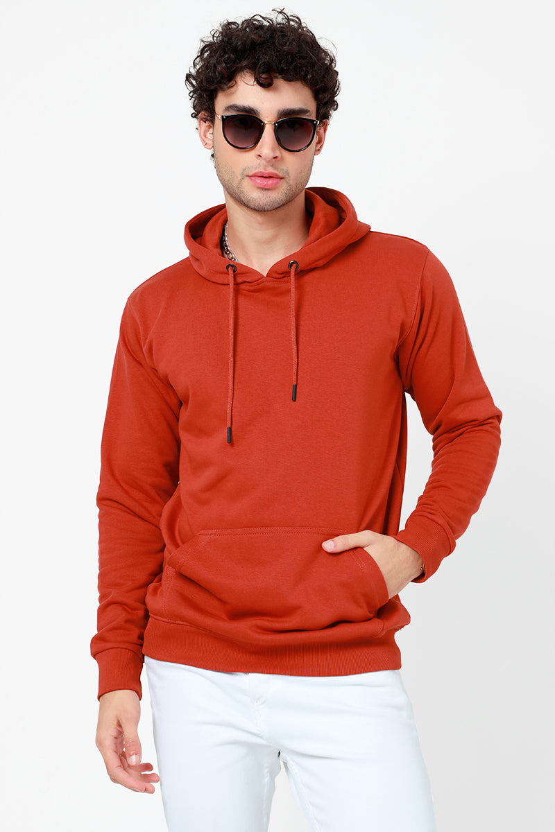 Brick red hoodie 2025