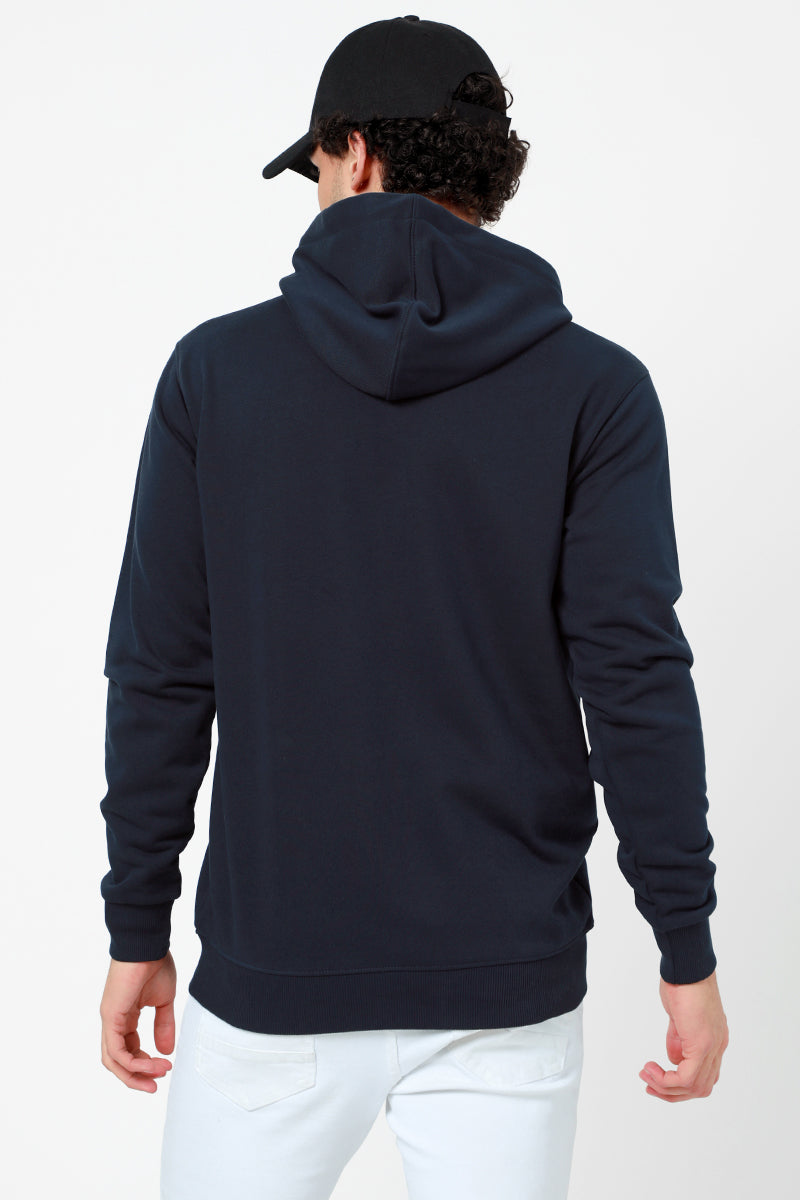 Solid Navy Hoodie - SNITCH