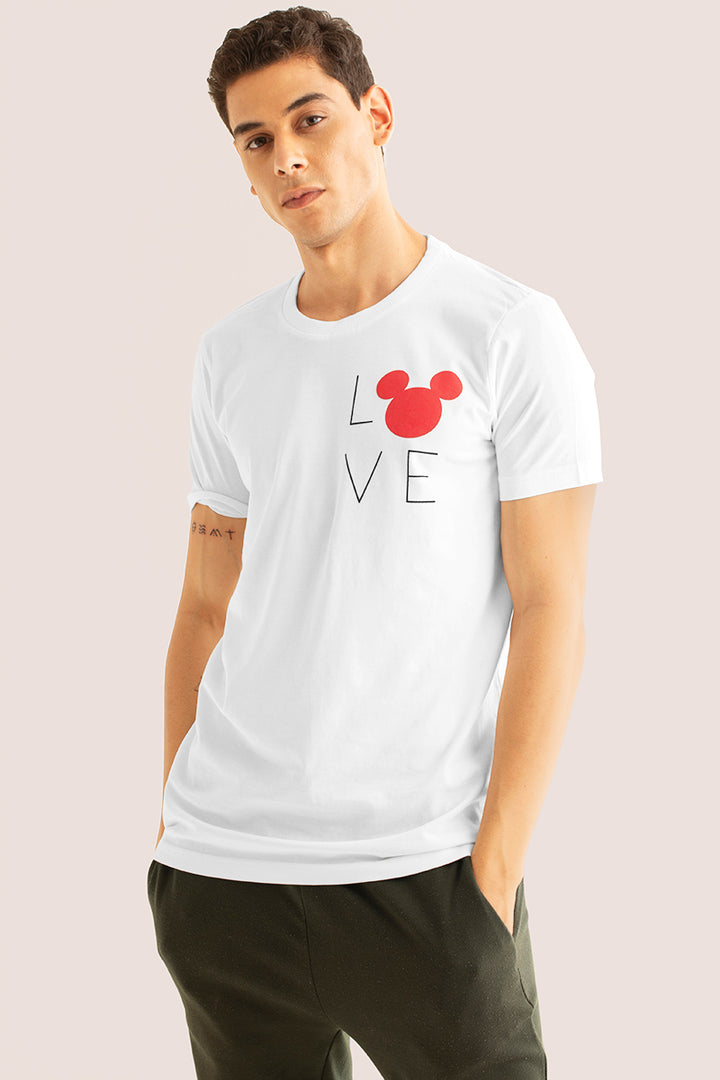 Love White T-Shirt - SNITCH